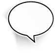 White Speech Bubble