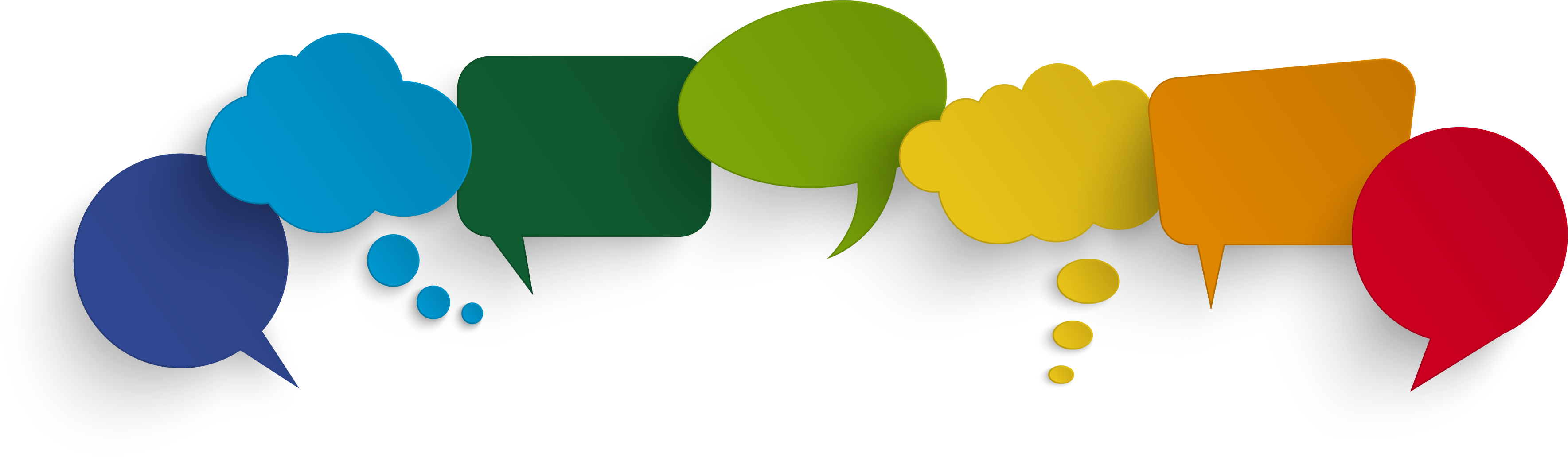 Group of Speech Bubbles